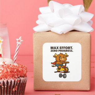 Bullio Gym Humour Sticker – Workout Gag Gift