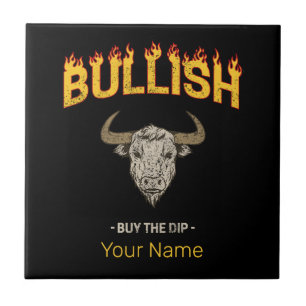 Bullish Day Trader Buy The Dip Vintage Investor Tile