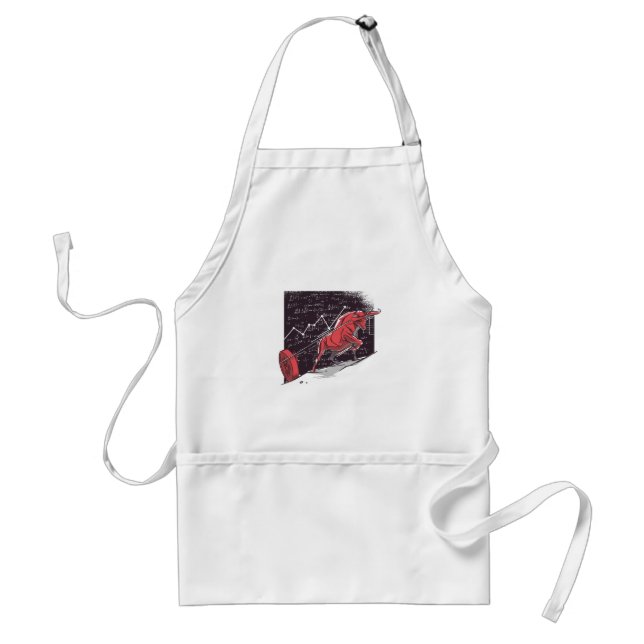 Bullish Trend - Stock Market Design Standard Apron (Front)