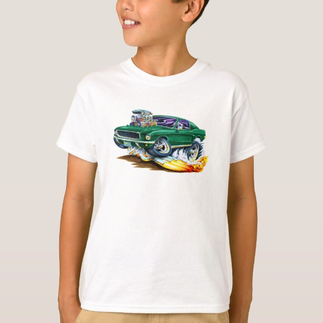 Bullitt Mustang with Big Engine T-Shirt (Front)