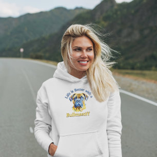 Bullmastif dog mom dog dad custom hoodie