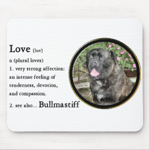 Bullmastiff Art Gifts Mouse Pad