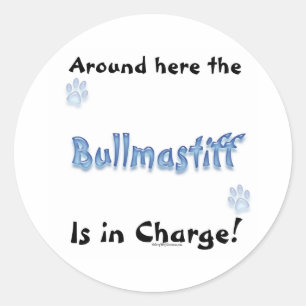 Bullmastiff Charge - Sticker