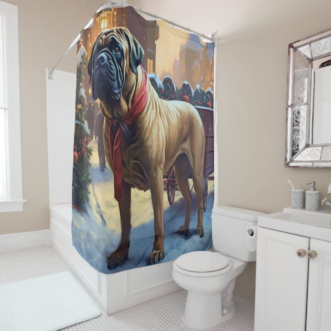 Bullmastiff Christmas Festive Season  (In Situ)