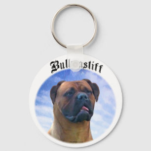 Bullmastiff Clouds Keychain