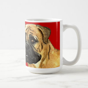 Bullmastiff Colour Block Coffee Mug