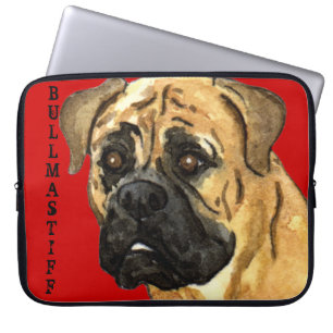Bullmastiff Colour Block Laptop Sleeve