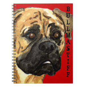 Bullmastiff Colour Block Notebook