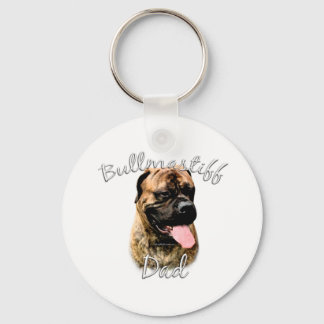 Bullmastiff Dad 2 Keychain
