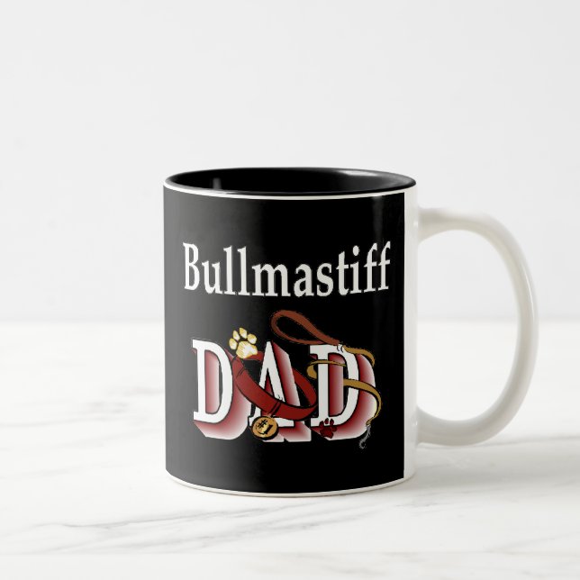 Bullmastiff Dad Mug (Right)