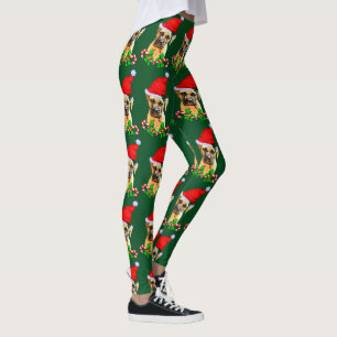 Bullmastiff Dog Christmas Leggings