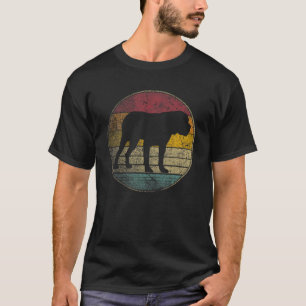 Bullmastiff Dog Gift Retro Style Vintage 70S 80S 9 T-Shirt