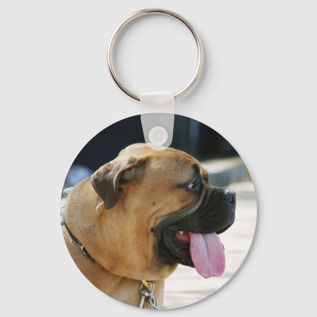 Bullmastiff Dog Keychain (Front)