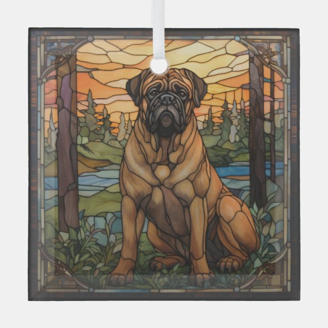 Bullmastiff Dog Ornament (Front)
