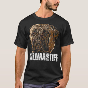 Bullmastiff Dog Vintage Mastiff Pet Bullmastiff  T-Shirt