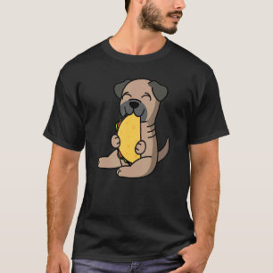 Bullmastiff Eating A Taco Dog T-Shirt