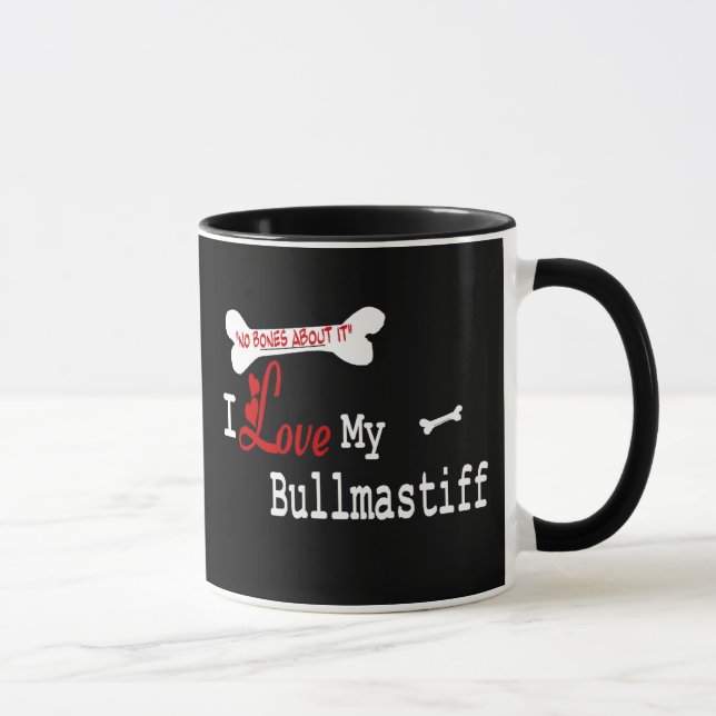 Bullmastiff (I Love) Mug (Droite)