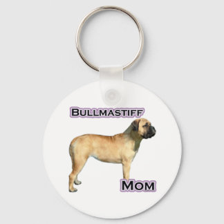 Bullmastiff Mom 4 - Keychain