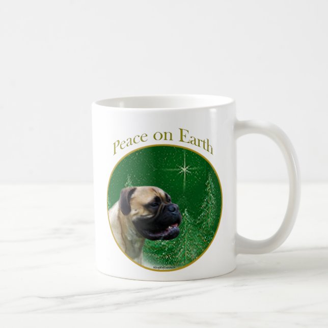 Bullmastiff Peace2 Coffee Mug (Right)