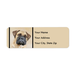 Bullmastiff Peinture - Joli chien d'origine art