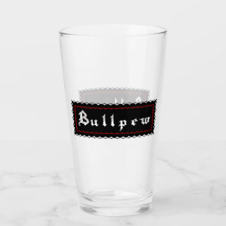 Bullpew burnout nameplate glass
