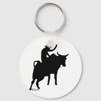 Bullrider 2 keychain