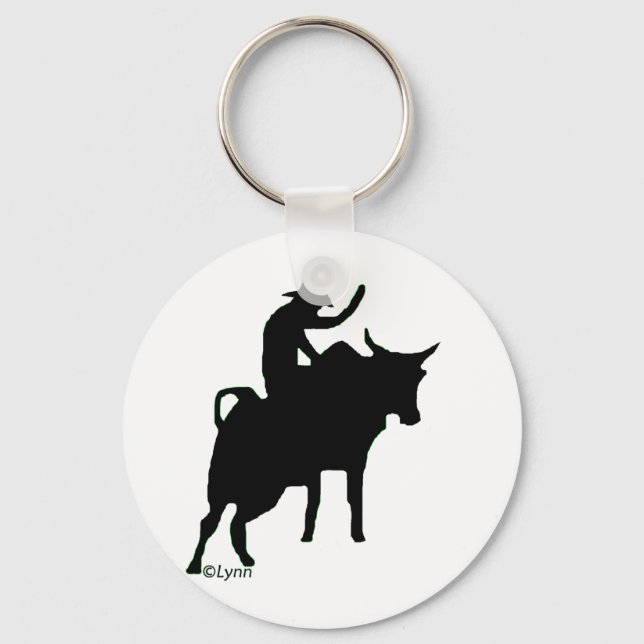 Bullrider 2 keychain (Front)