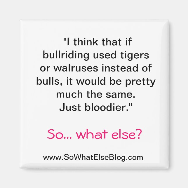 Bullriding Magnet (Front)