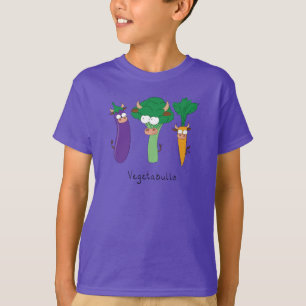 Bulls à légumes T-shirt de l'enfant amusant