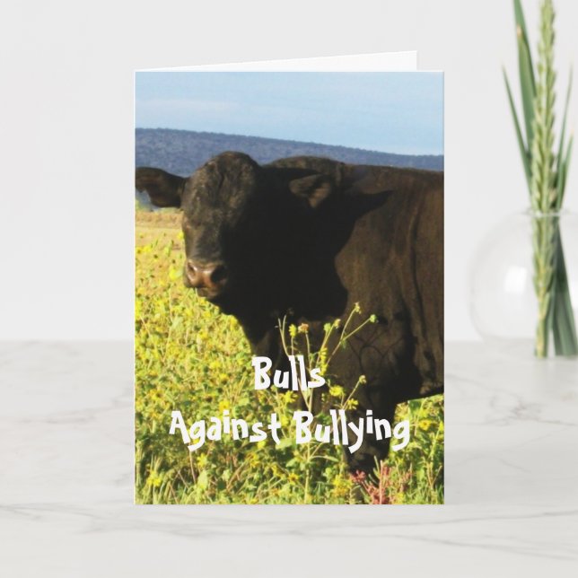 Bulls Against Bullying #2 of 7 Different Card (Front)