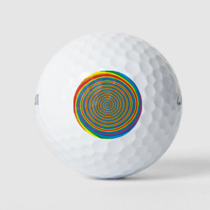 Bulls Eye Design> Personalized Golf Balls