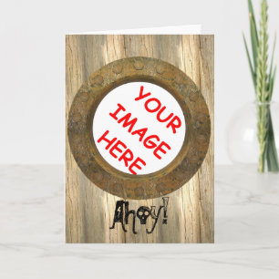 bull's-eye photo frame card