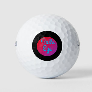 Bulls Eye Text >Golf Balls