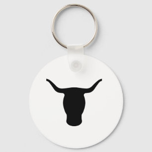 Bull's Head Keychain