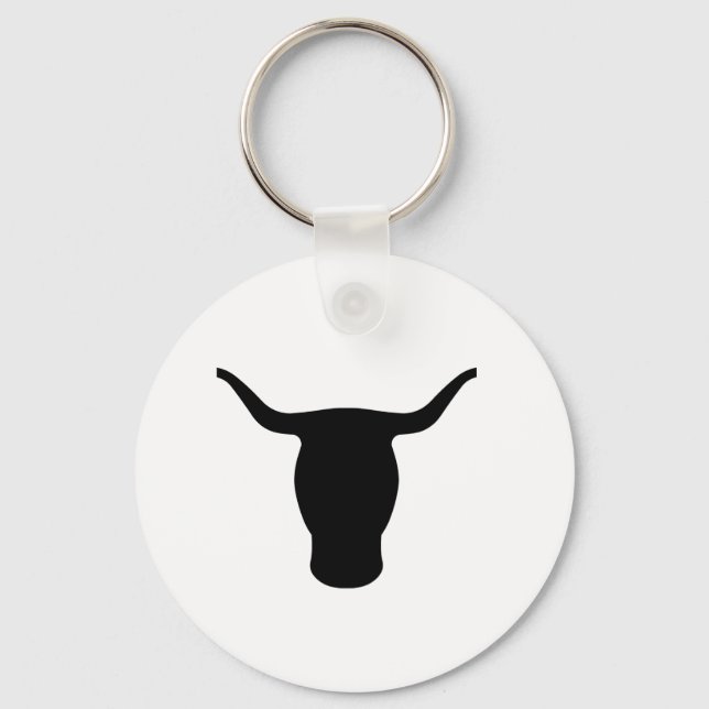 Bull's Head Keychain (Front)