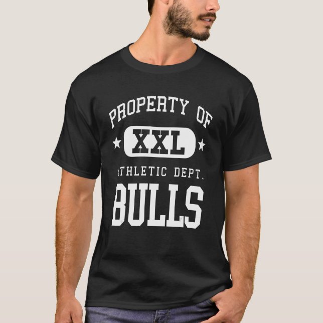 Bulls XXL Athletic School Property T-Shirt (Front)