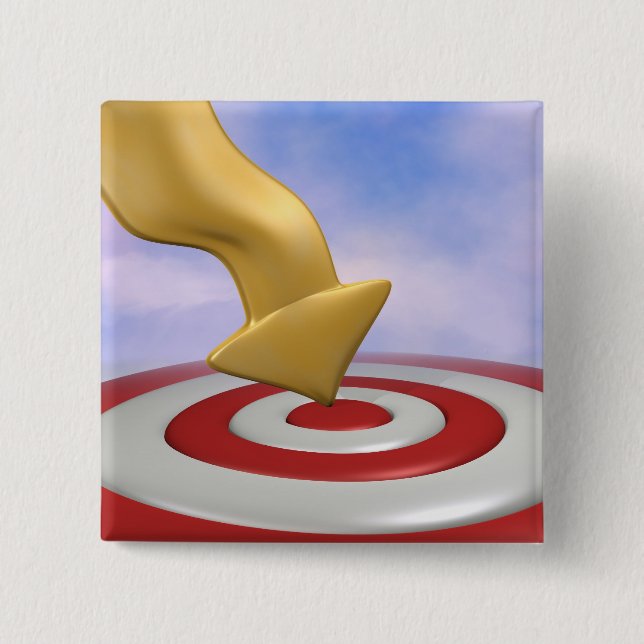 Bullseye! 2 Inch Square Button (Front)