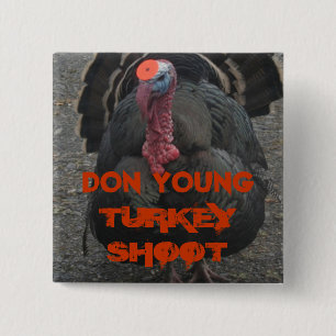 Bullseye 2 Inch Square Button