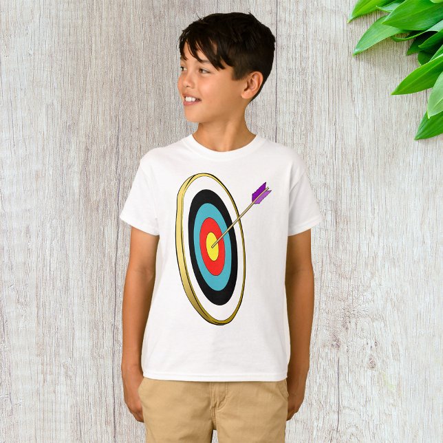 Bullseye Archery Target with Arrow Hitting Centre  T-Shirt (Creator Uploaded)