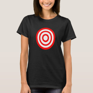 Bullseye British Roundel Dart Board Bulls Eye Targ T-Shirt