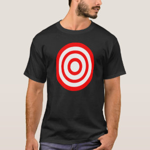 Bullseye British Roundel Dart Board Bulls Eye Targ T-Shirt
