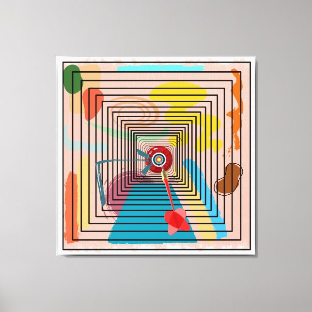 Bullseye Canvas Print (Front)