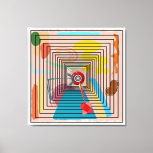Bullseye Canvas Print