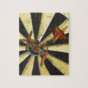 Bullseye Dart Board Jigsaw Puzzle