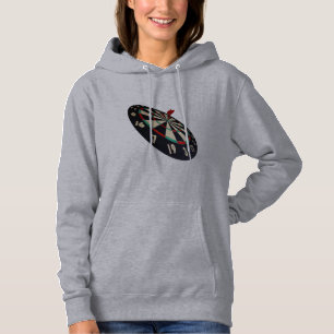 Bullseye Dart On The Dartboard, Hoodie