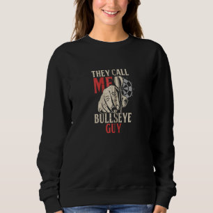 Bullseye Darts Player Dartist Dart Team Throwing Z Sweatshirt
