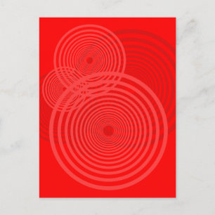 Bullseye Design Postcard