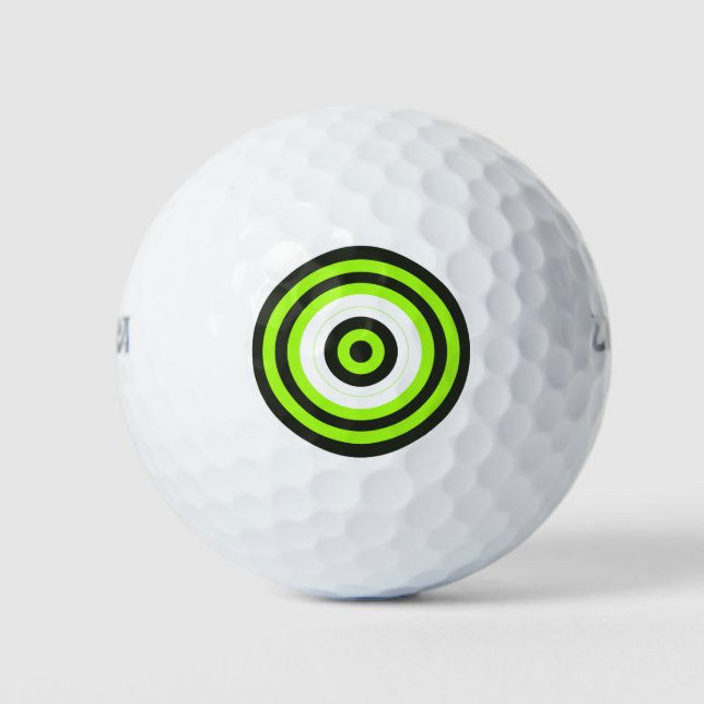 Bullseye Golf Balls (Front)