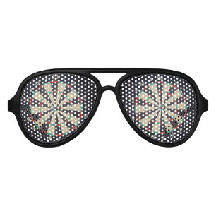 Bullseye In The Dartboard, Aviator Sunglasses