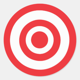 Bullseye Target Classic Round Sticker